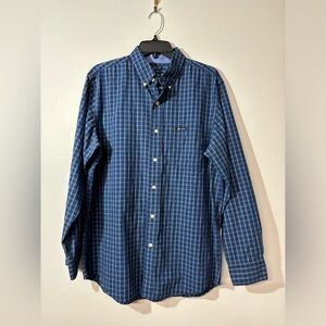 Men's Blue Checkered Shirt